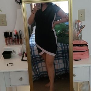 Black and white dress